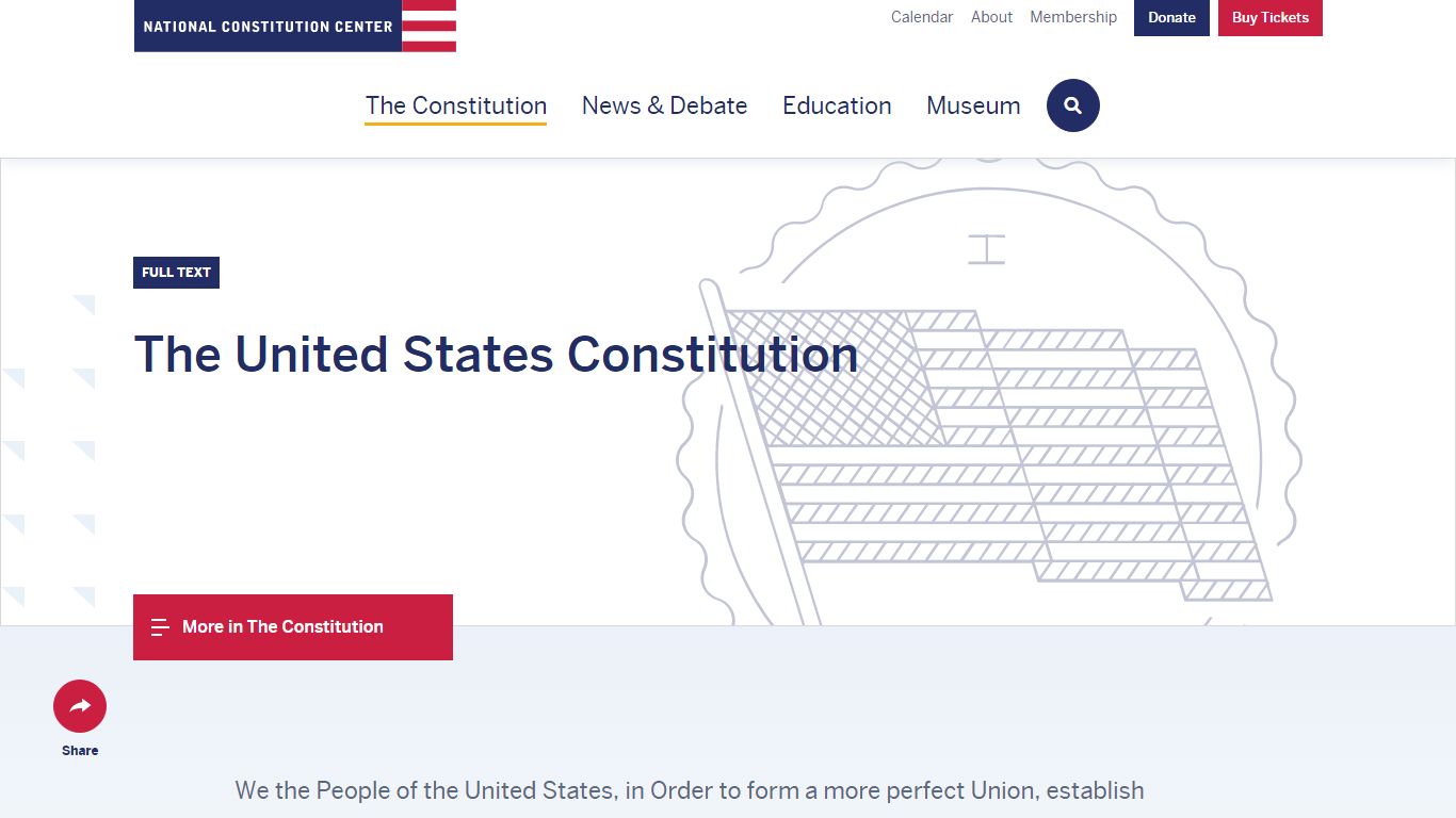 The Constitution - Full Text | The National Constitution Center